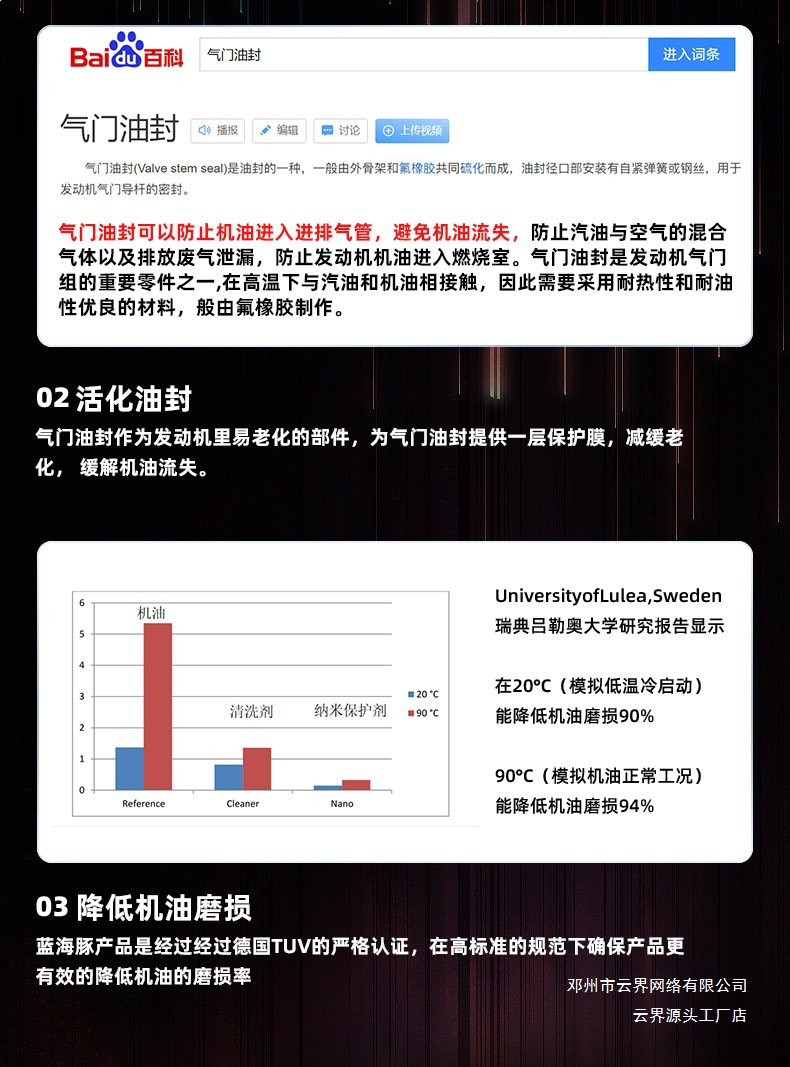 Yunjie Automobile Engine Anti-Wear Protection Agent, No-Disassembly Treatment for Oil Burning, Powerful Repair Oil Additive