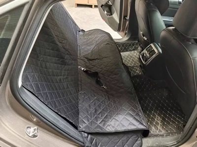 Seat cushion, seat cover Oxford Cloth Car Mat - f6-rear-pet-mat-with-orange-edges
