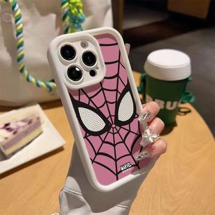 Applicable to Apple 15promax mobile phone shell new iphone14 Spider-Man 13 silicone 12 drop-resistant simple European and American