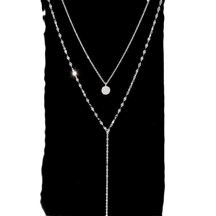 Minimalist Layered Necklace Delicate Chain Quiet Luxury Jewelry_voghion.com