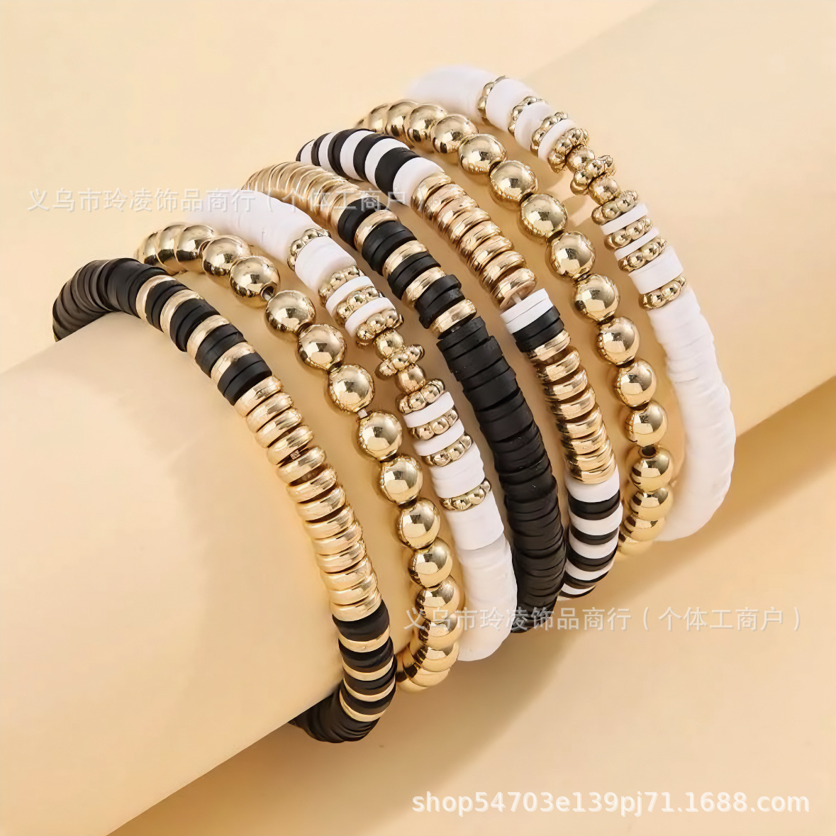 Bohemian Dark style bracelet cross-border hot-selling top card soft pottery PVC suit top card 7 pack foreign trade source