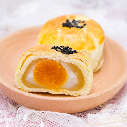 Shi Ziyuan Snow Mei Niang Liu Xin Crisp Custard Crispy Pastry Original Egg Yolk Crisp Soviet Style Mooncake Internet celebrity pastry wholesale