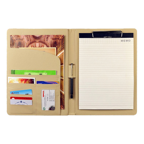 Business sales multifunctional manager folder A4 file folder with calculator file folder folder writing pad plus notes