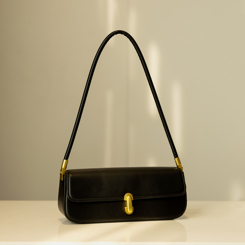 Wholesale Fashion Women's Handbags 2024 Spring New French Underarm Baguette Bag, Versatile Trendy Shoulder and Handheld Commuter Bag
