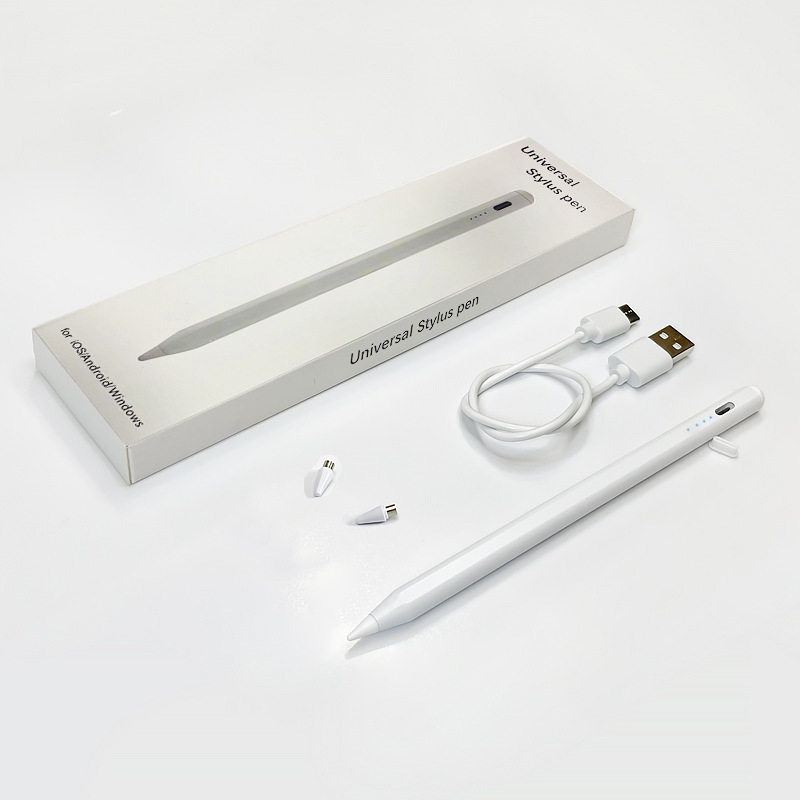 IPadpencil's magnetic charging capacitor pen flat for Applepencil to apply a touch pen Apple handwriting