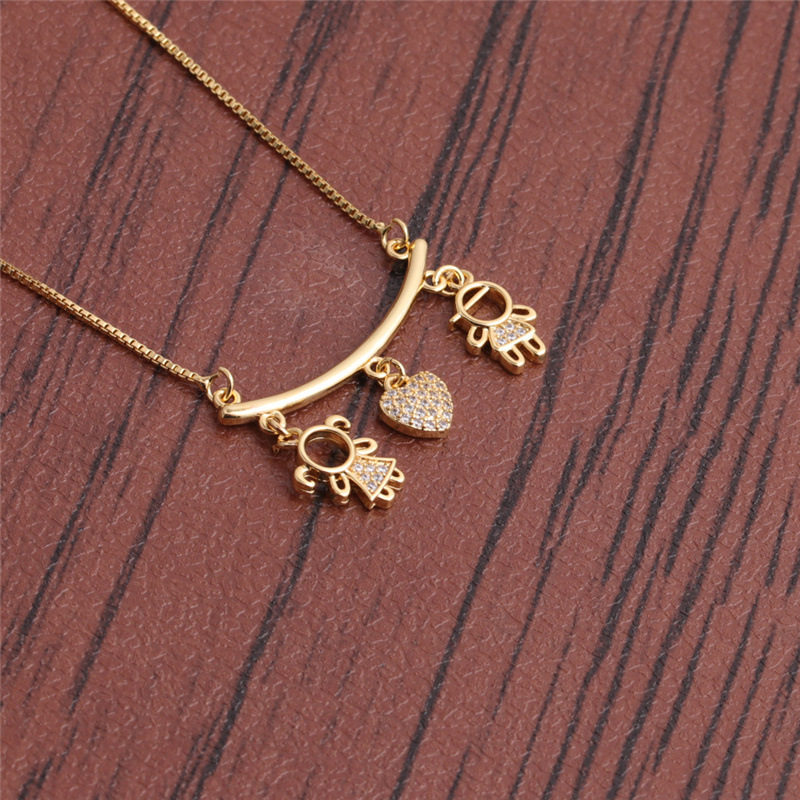 Fashion pendant copper microinlaid zircon necklacepicture4