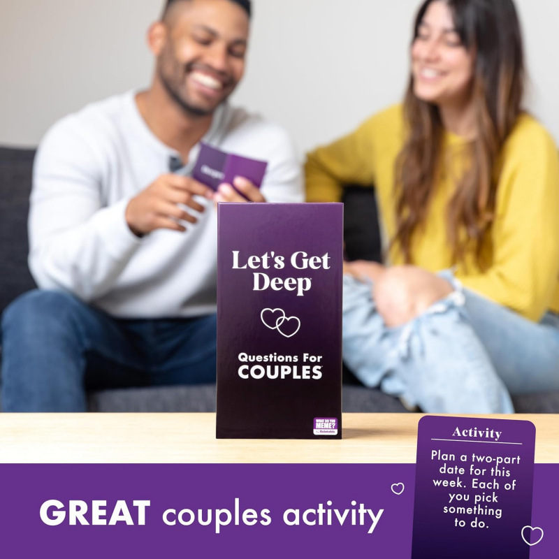 Let's Get Deep by Relatable, A Question Card Game for Couple|undefined