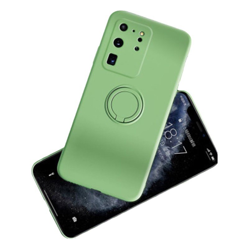 Para Samsung S25Ultra caso de teléfono S24FE soporte de anillo de silicona líquido todo incluido S10 lente cubierta