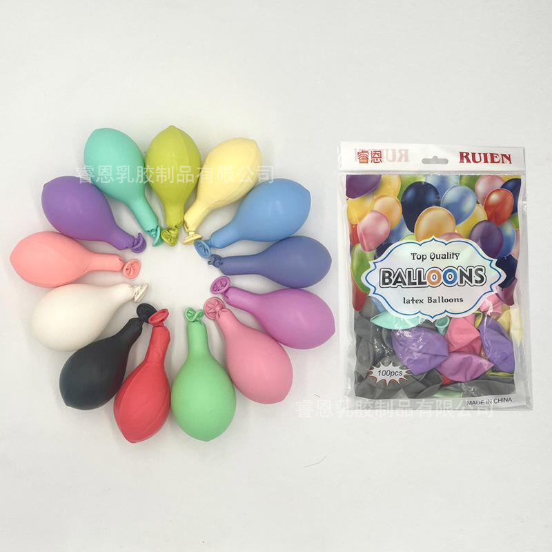 Globo macaron globo de látex de 12 pulgadas decoración de fiesta de cumpleaños Día de San Valentín Qixi globo de diseño de escena de la sala de bodas