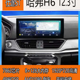 适用于哈弗H6运动版12.3寸大屏安卓智能导航全景倒车影像一体机