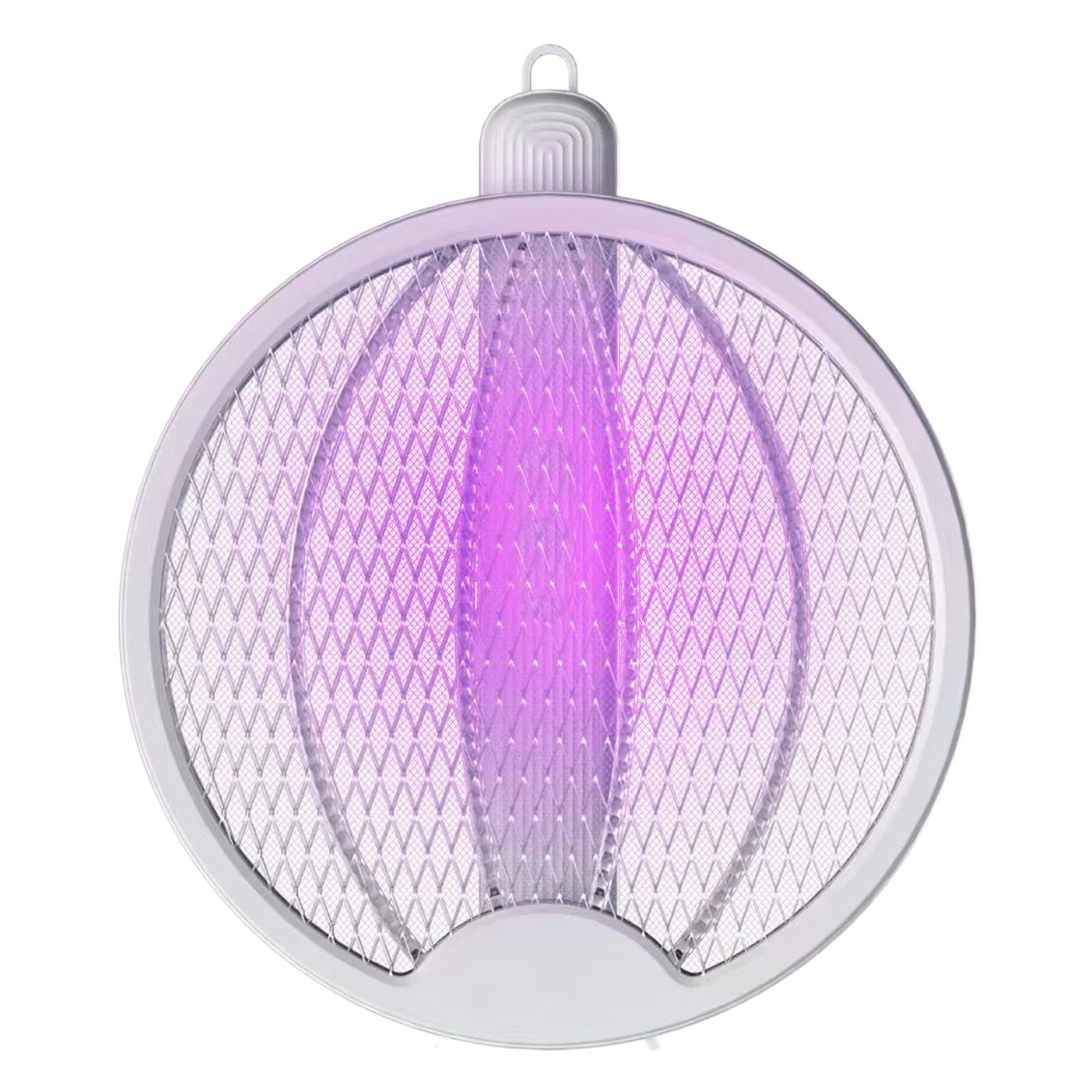 [Tierra] matamoscas eléctricos plegables matamoscas matamoscas de descarga eléctrica matamoscas USB asesino de mosquitos recargable para el hogar dos en uno