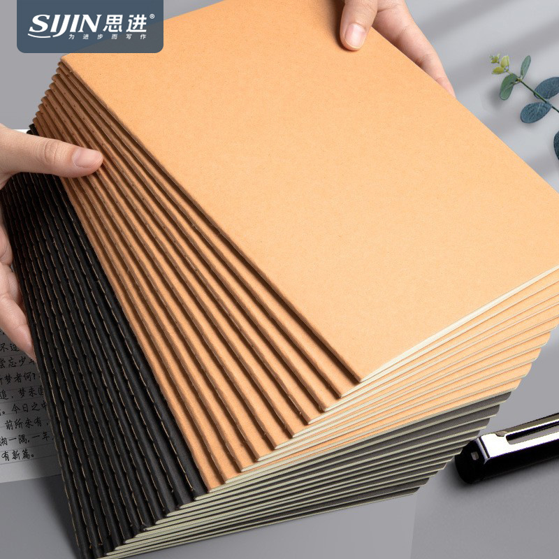 B5 notebooks, student workbooks, kraft paper notebooks, sewn-line notebooks, notepads, exercise books, factory direct wholesale.