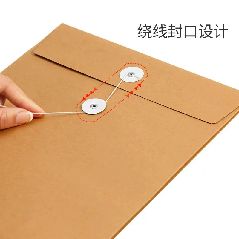 Leather files bag for folders, capacious school storage system, increased thickness