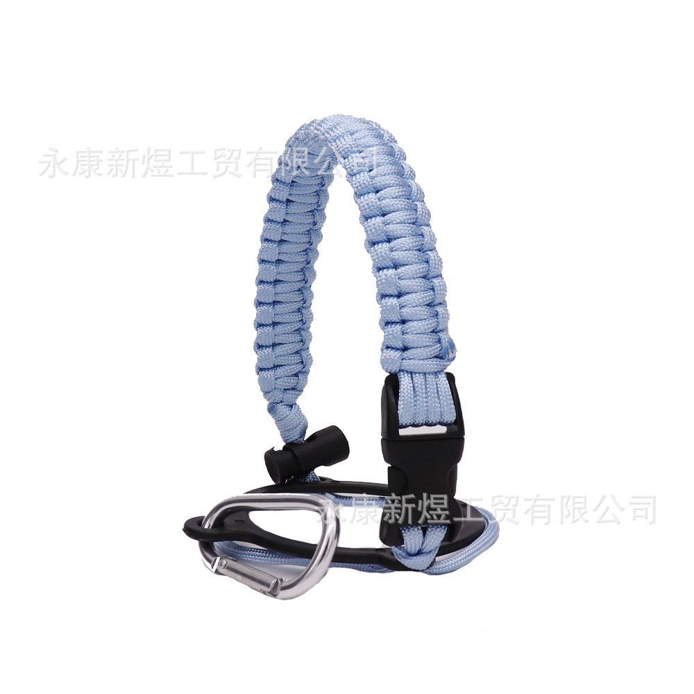 Amazon hidro frasco taza de cuerda taza de agua cuerda de transporte hervidor de agua correa portátil Boca Grande espacio olla cuerda portátil