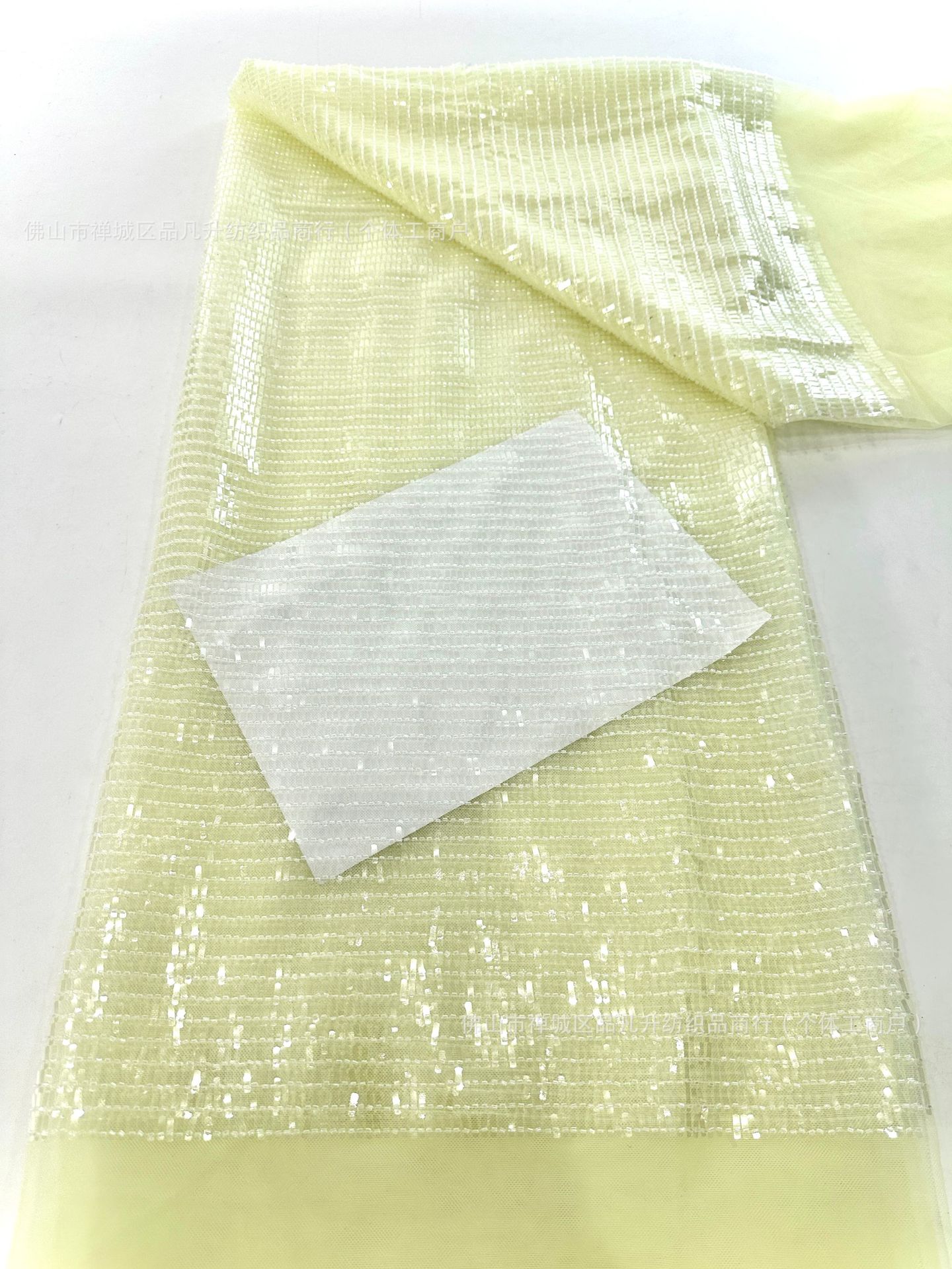 Tejido bordado Roll Sheet Sequin Tejido Gao Ding espectáculo festivo escenario de fiesta vestido de cena Tejido de moda