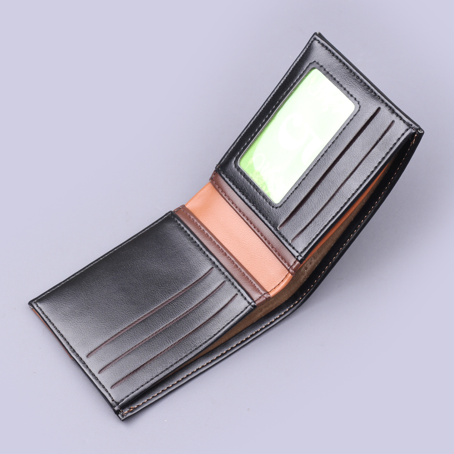 Cartera Cartera corta para hombre con sentido de alta gama para hombre Cartera para hombre Cartera para tarjeta transfronteriza con 9 posiciones de tarjeta