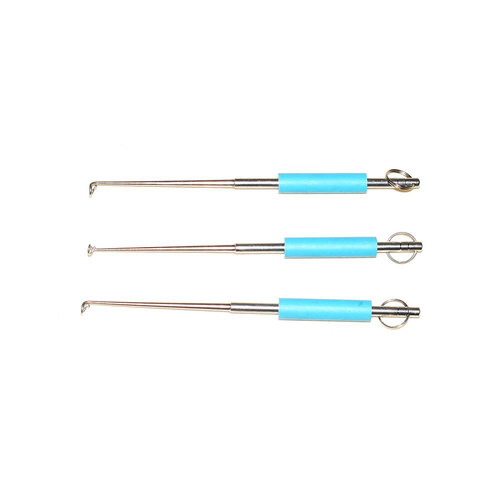 Stainless steel blind poke hook remover, deep throat hook remover, fish remover, hook remover, silicone fishing hook remover