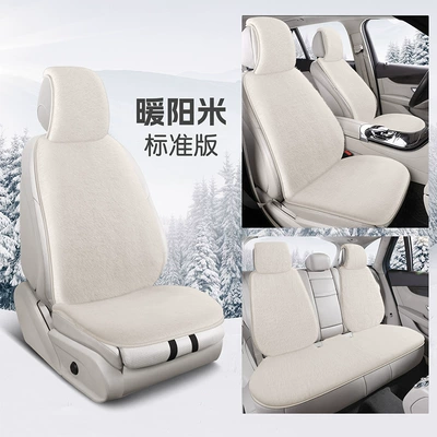 Wool pad Car Seat Cushion Multi-Piece Set