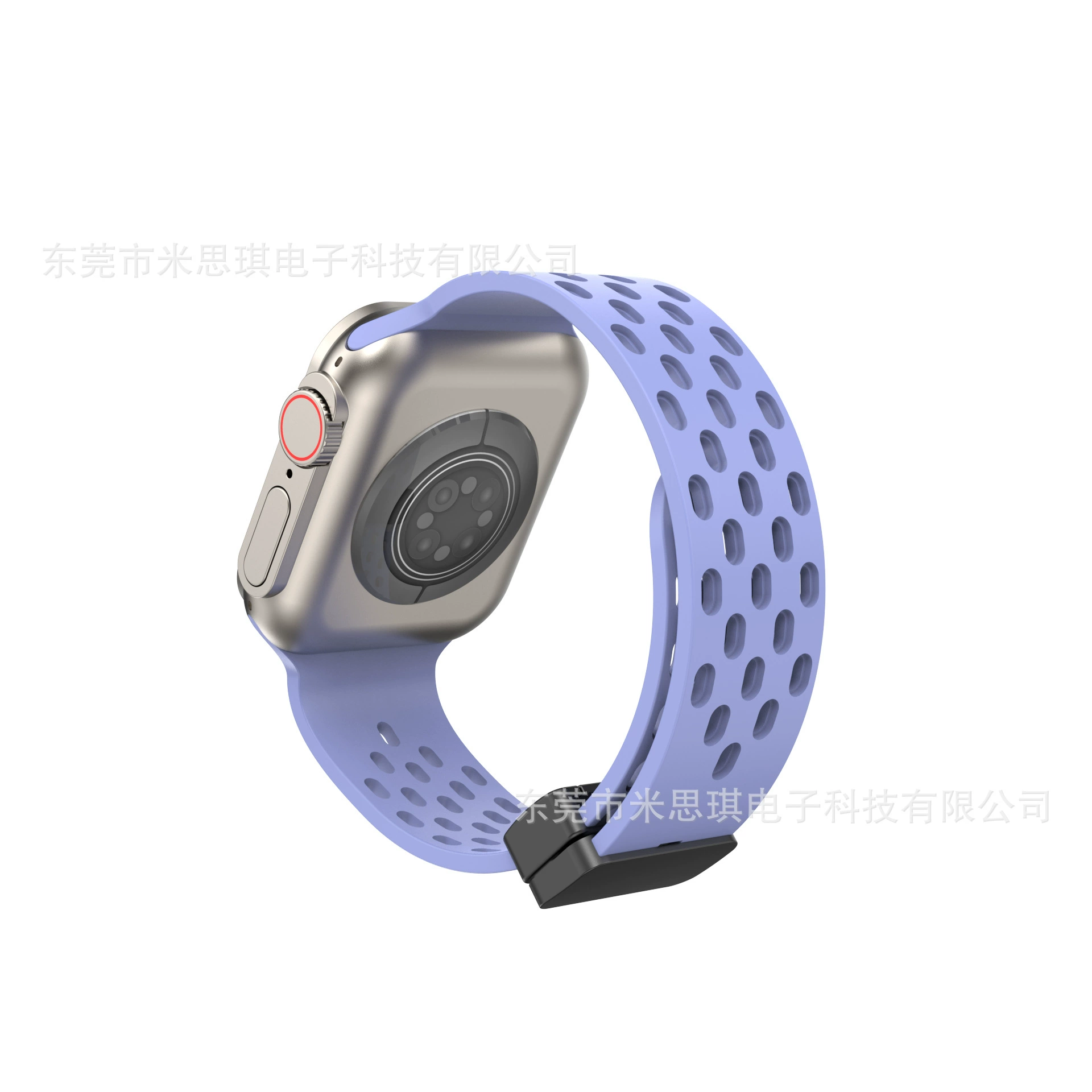 Apple, силиконовый дышащий ремешок для часов