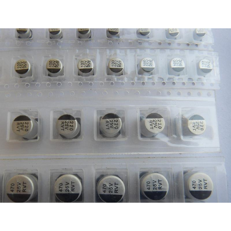 贴片电解电容 25V10UF  10UF25V  体积5x5 4X5 国产品牌