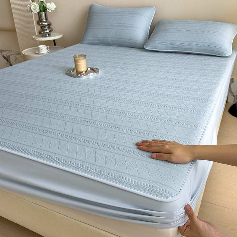 2025 nuevo colchón de algodón protector de colchón Simmons máscara de cama gruesa cubierta de sábanas incluidas cubierta de cubierta de tres piezas