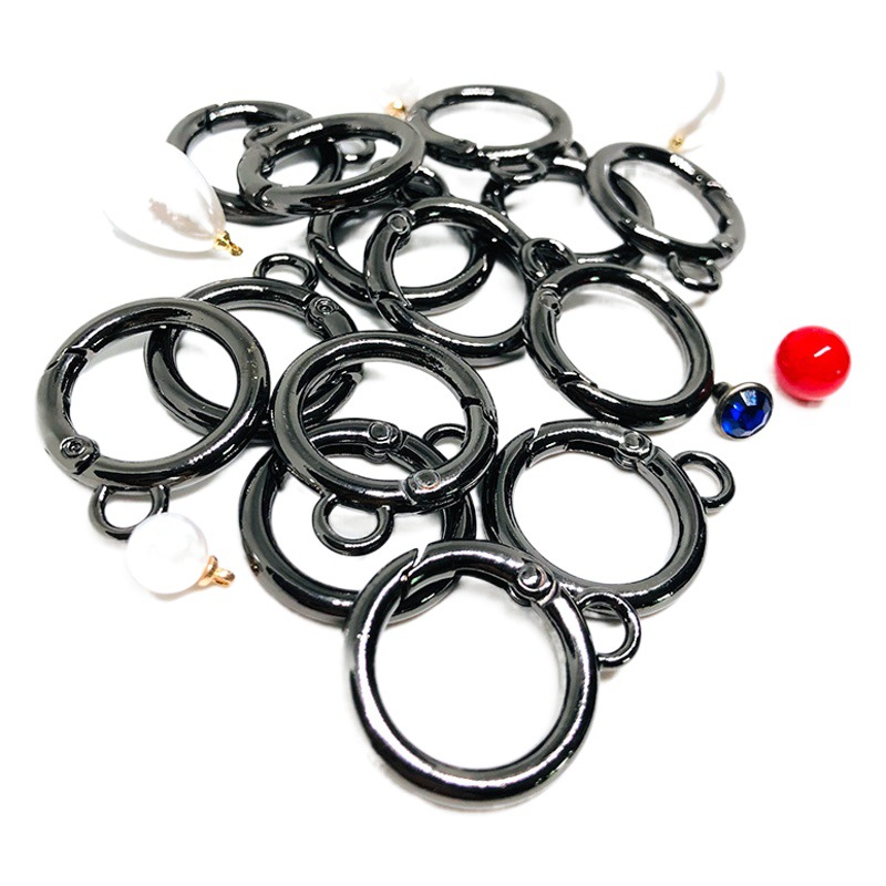 8-Shaped Spring Buckle Bag Chain Opening Extension Pearl Chain Hanging Buckle Buckle Backpack with Metal Hanging Buckle Accessories