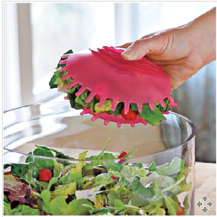 New One-hand Shell Salad Clip snapit Salad Clip Home Buffet Small and Lightweight Salad Clip
