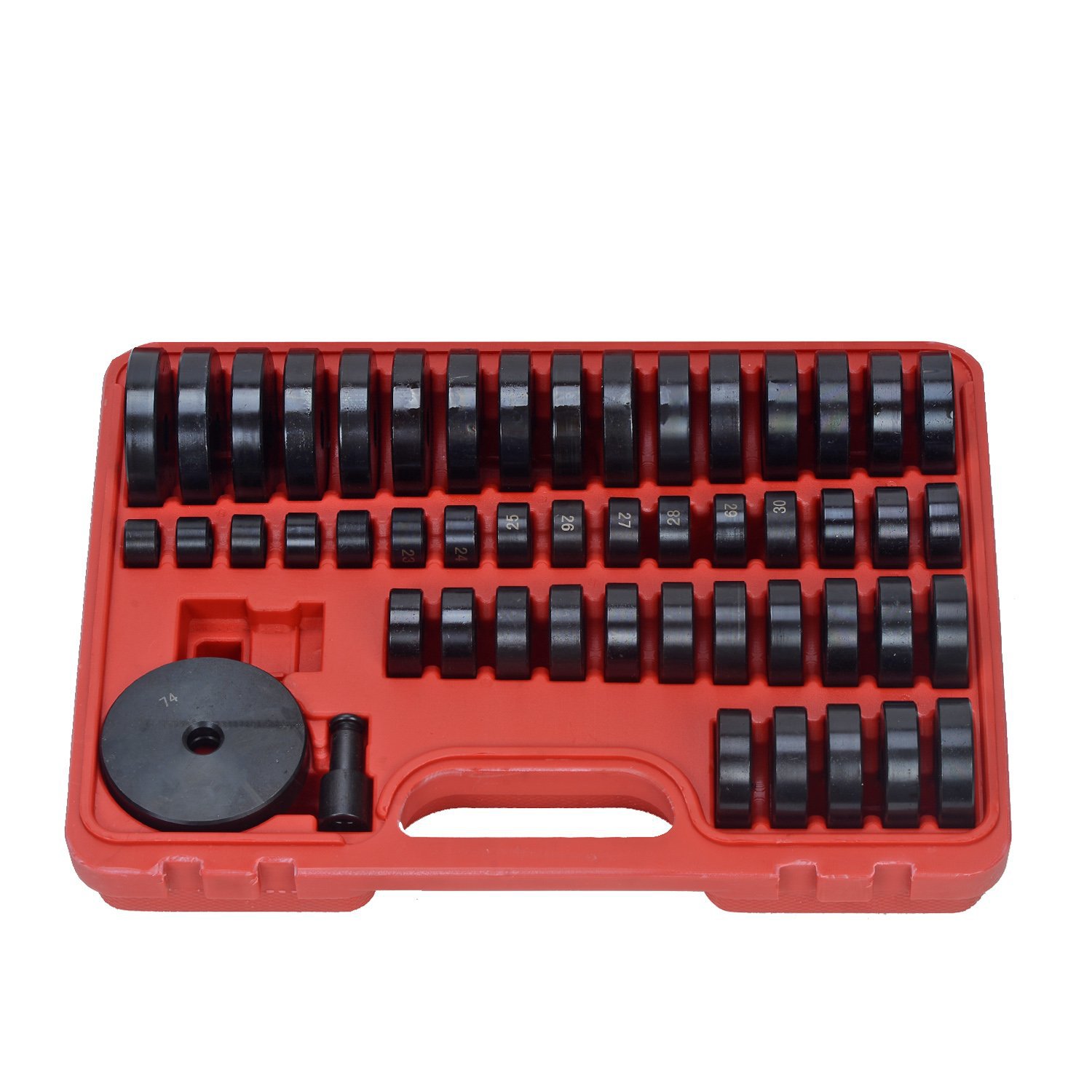 52-piece coche Peilin herramienta de desmontaje Sello de aceite Kit de desmontaje conjunto buje desmontaje Hub rodamiento herramienta de instalación