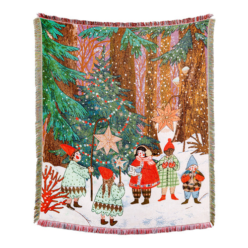 Internet celebrity blanket jacquard tapestry Christmas sofa towel Bohemian sofa blanket anti-cat claw sofa towel blanket thick