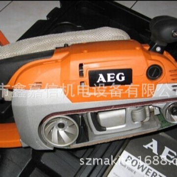 批发零售 德国 AEG 3寸 砂带机 HBS1000E
