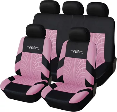 Cushion for Amazon, Temu, Universal seat cover - pink-2-piece-set-single-seat