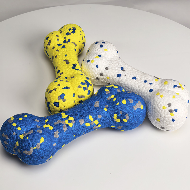 New Product in Stock Etpu Dog Toy Ball Bite-Resistant Pet Ball Chewing Interactive Toy Rugby Bone