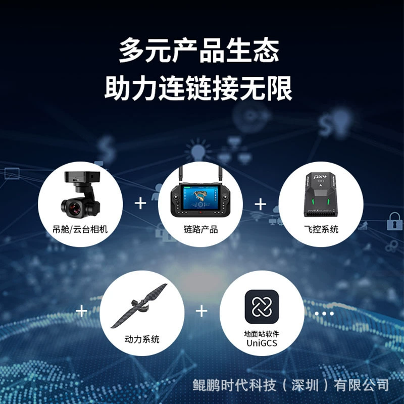 Пульт дистанционного управления SIYI UniRC7pro — высокопроизводительная портативная наземная станция, визуализация 40 км, 7-дюймовый полноцветный большой экран