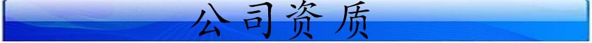 公司资质