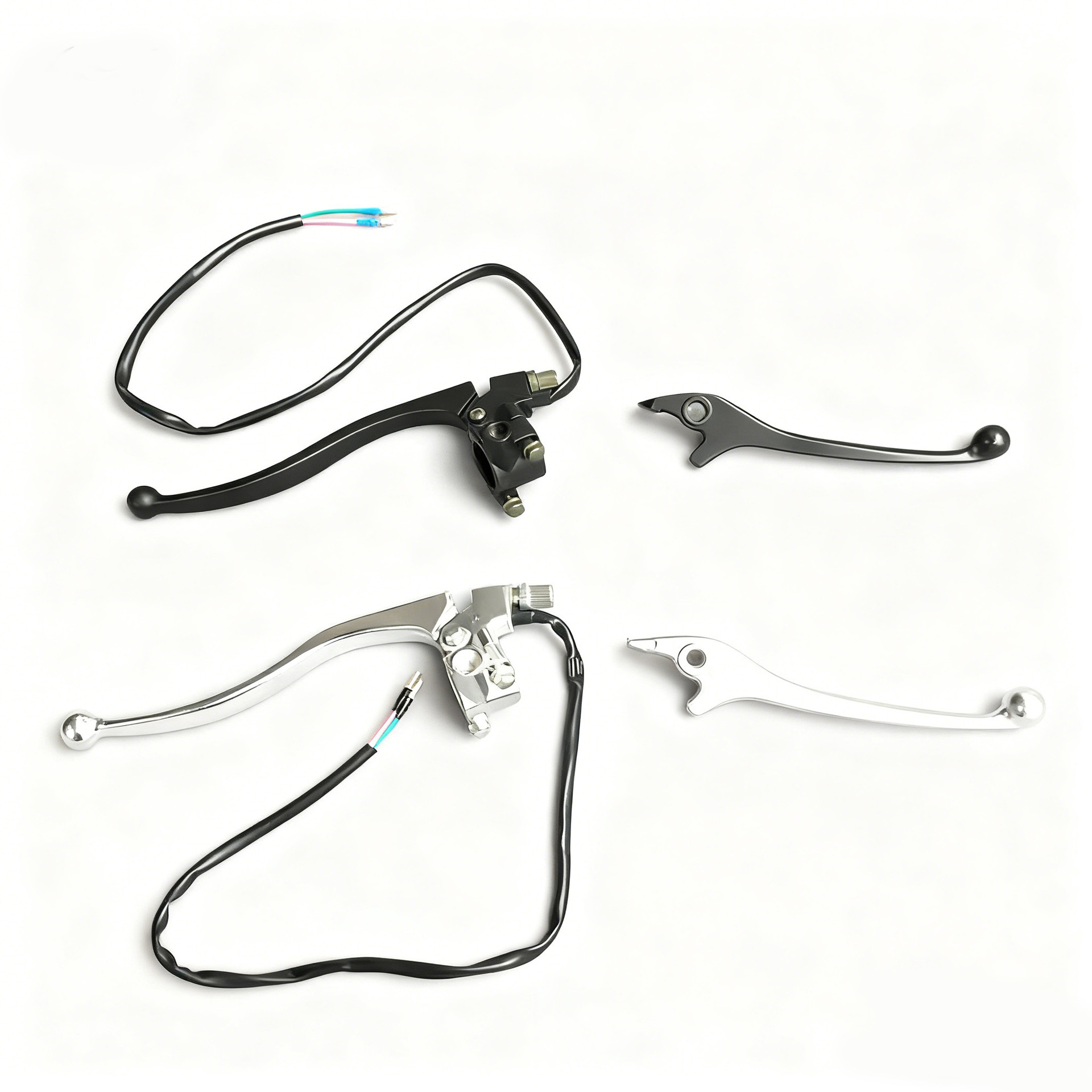 Cqr300 Jialing Caiwei Off-Road Motorcycle Parts Clutch Handle Assembly with Cable Handle Universal Clutch Lever