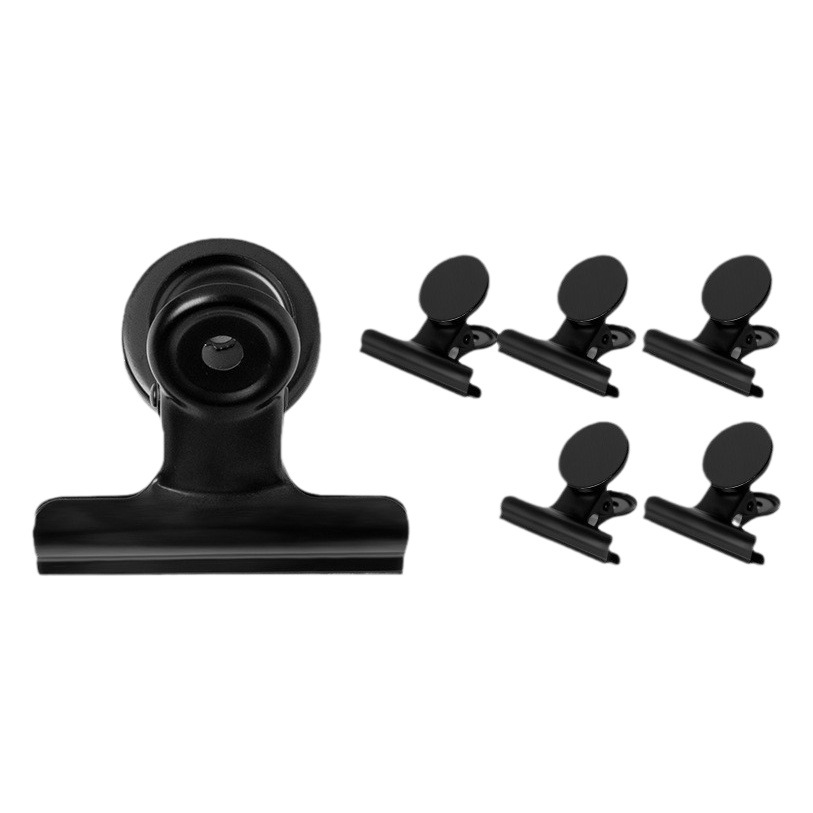 (Cruzar la frontera caliente) clip magnético de color 30mm fuerte clip magnético negro refrigerador clip magnético