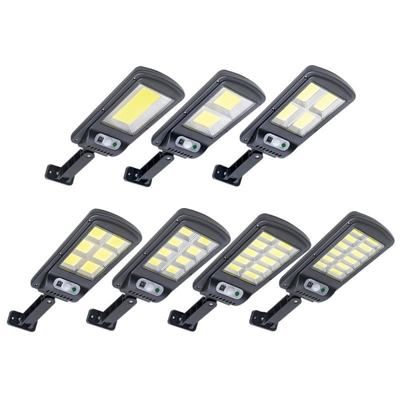 lámpara solar impermeable al aire libre lámpara de patio doméstica con inducción corporal lámpara de pared de control remoto mayorista de alta potencia lámpara de calle ultra brillante