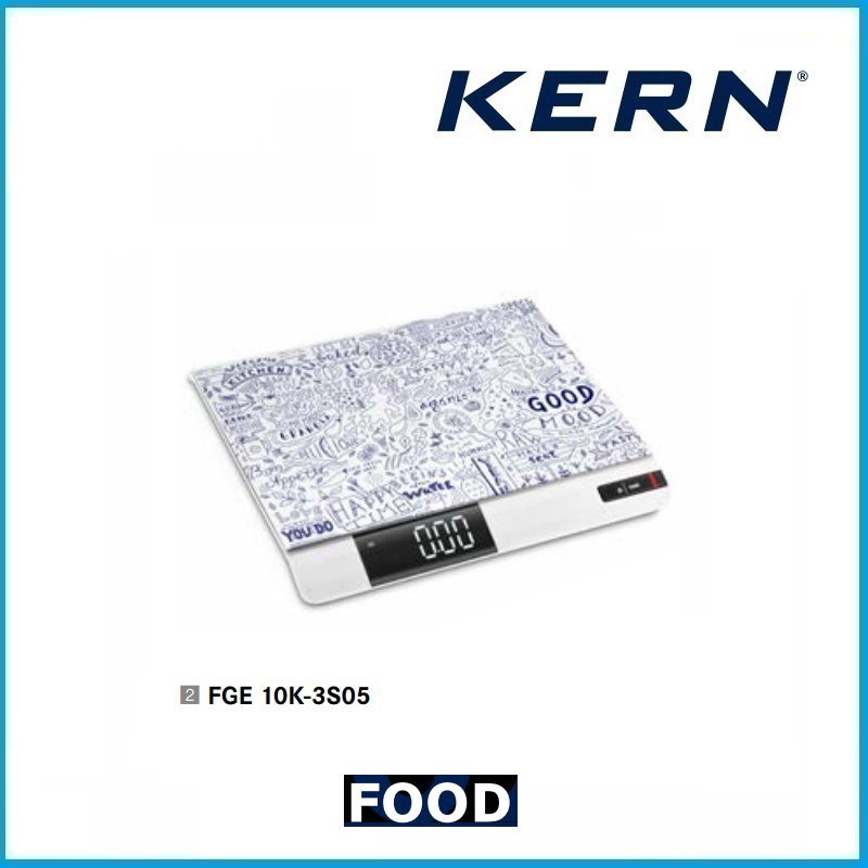 15kg 厨房秤 适用于厨房 自助餐厅和美食 FGE 10K-3S05 Kern品牌