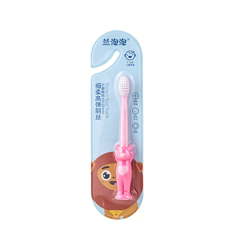 Cepillo de Dientes Infantil de Cerdas Suaves, Mango Antideslizante, Limpieza, para Niños