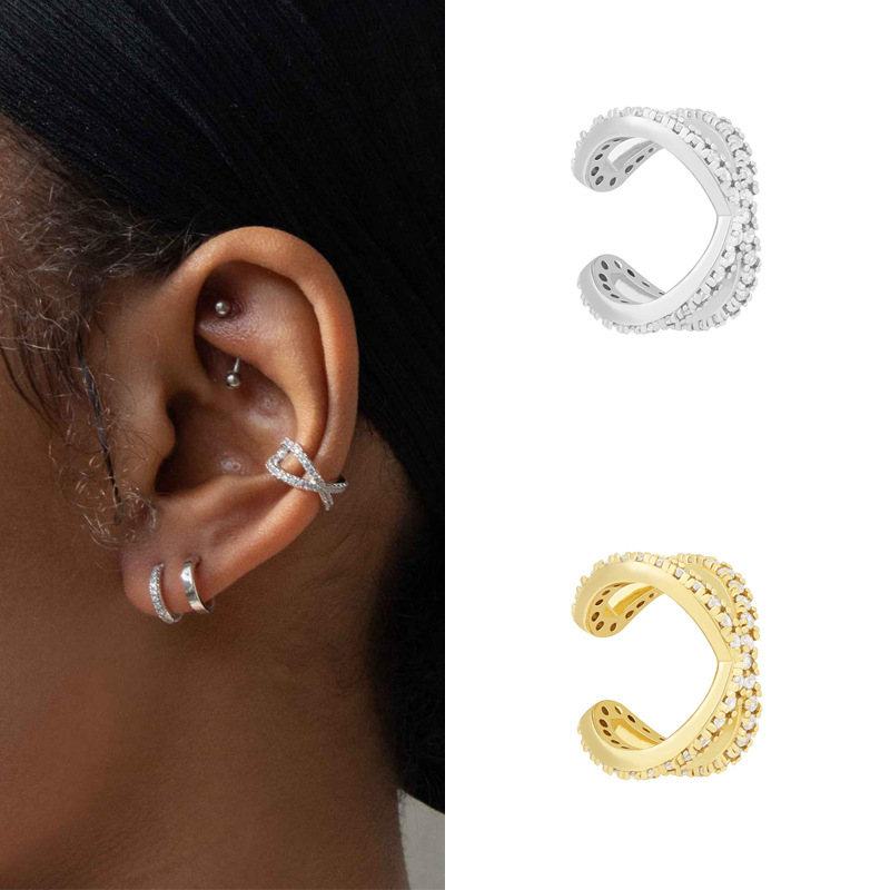 6g Weight None Ear Needle Material Earrings Classification 1 Pair Fashion Geometric Copper Earrings