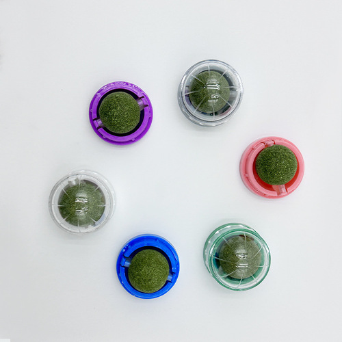 Lilickle self-adhesive anti-lost catnip ball cat candy teething lollipop funny cat toys internet celebrity cat toys wholesale