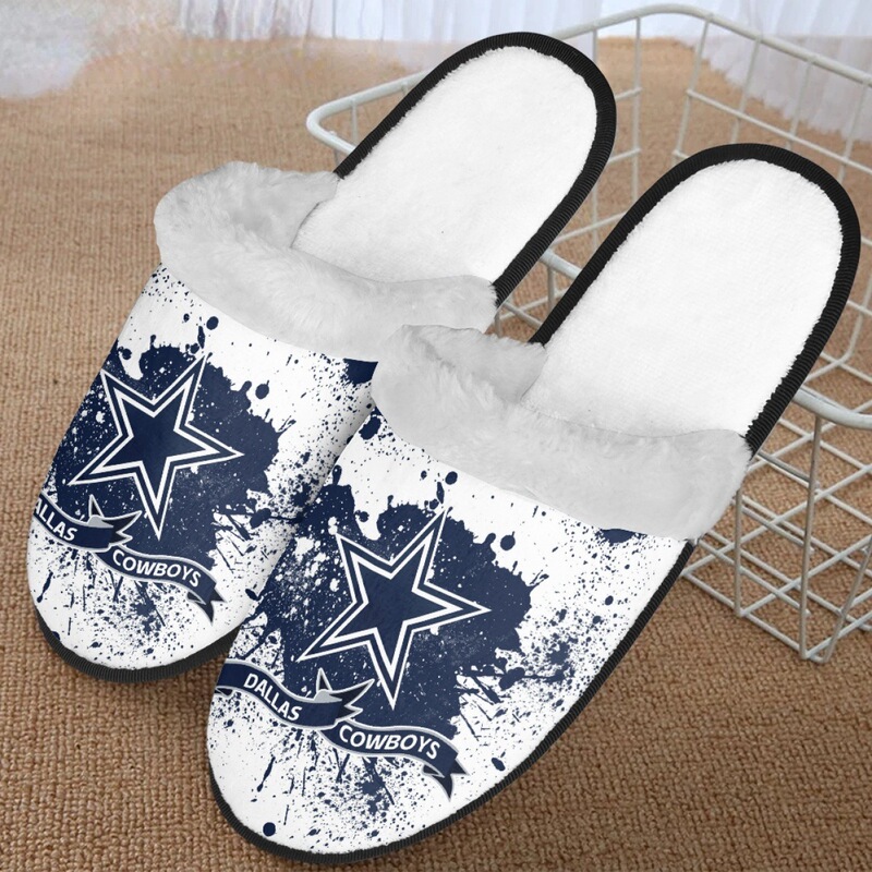 Dallas cowboy printing Cowboys independent station self-built station hot cross-border exclusive for couples slippers wholesale