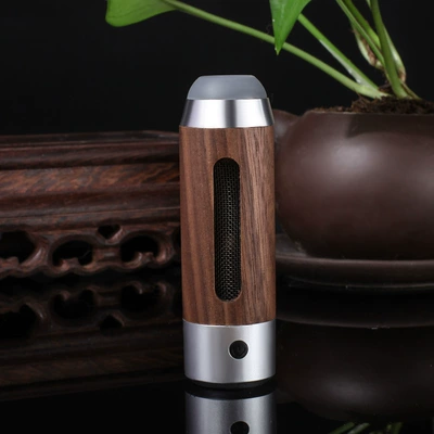 soot portable with cigarette – Car ashtray - walnut-silver-three-use-type-with-cigarette-lighter-cannot-store-ash