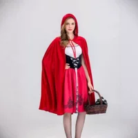 Костюм для Хэллоуина, кросс-бордерный, женский, Красная Шапочка, Королева Замка, праздничный, для сцены, косплей