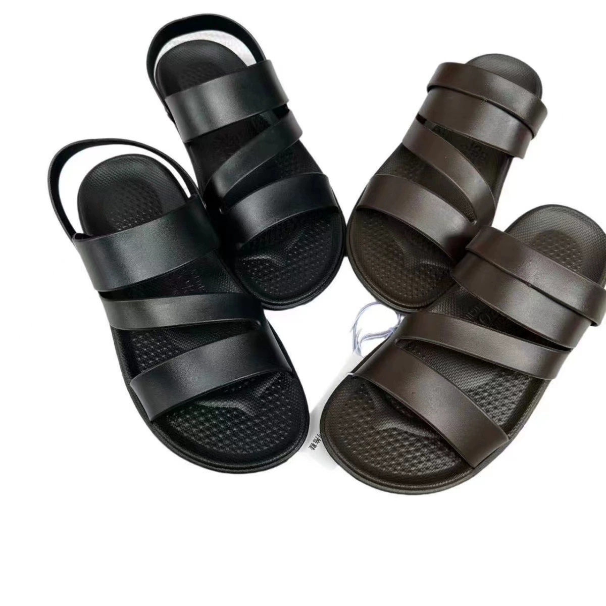 Легкая летняя новая мужская верхняя одежда из ЭВА, сандалии двойного назначения, водонепроницаемые Нескользящие пляжные тапочки, мужские сандалии, 2023