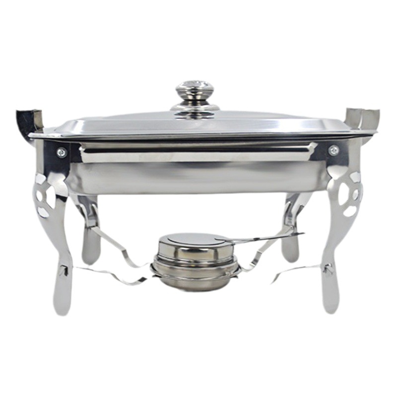 Multifunctional Stainless Steel Buffet Stove, Square Dining Stove, Alcohol Stove, Insulated Dining Stove, Hotel Restaurant Outdoor Buffet