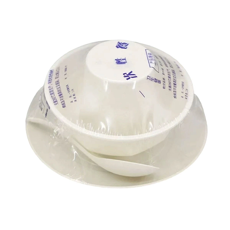 Disposable tableware, set, 4 piece set