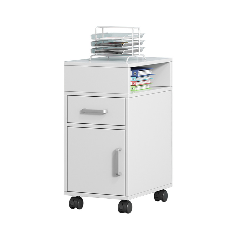 Personalizada super estrecha meseta de cabecera simple moderna casera estante de almacenamiento de hendidura móvil mini gabinete de almacenamiento