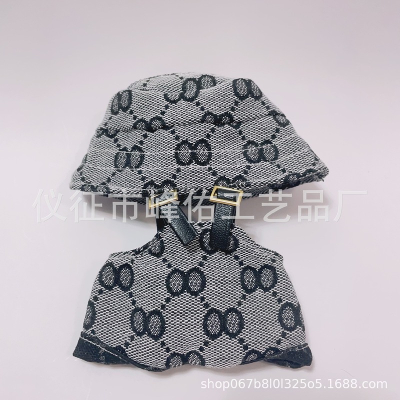 第一世代と第二世代のラブブベビー服 17 センチメートルラブブシッティングパーティー LABUBU 服アクセサリークールキャップオーバーオール|undefined