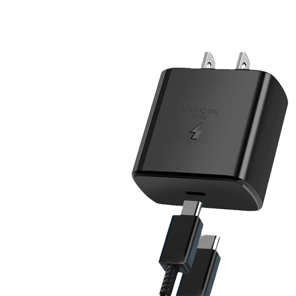 Подходит для быстрой зарядки Samsung 45W S22/S21/S23/Note10, двойной Type-C сверхбыстрая зарядка